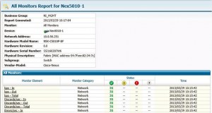 איור 1. דיווח לגבי התקן מסוג Nex5010