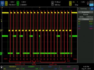 איור 1: פענוח I2C ידני