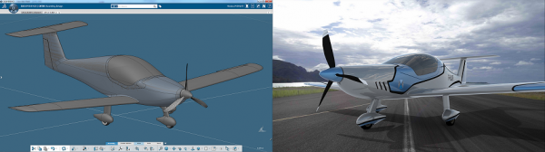 Elixir Aircraft in CATIA