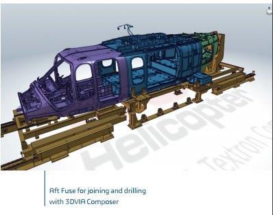 Aft Fuse for joining and drilling with 3DVIA Composer