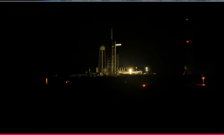 Screenshot from the official SpaceX YouTube livestream